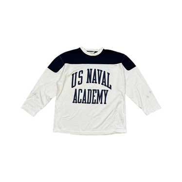 Vintage Naval Academy Gift Shop Navy Baseball Single Stitch T Shirt 90s  Small