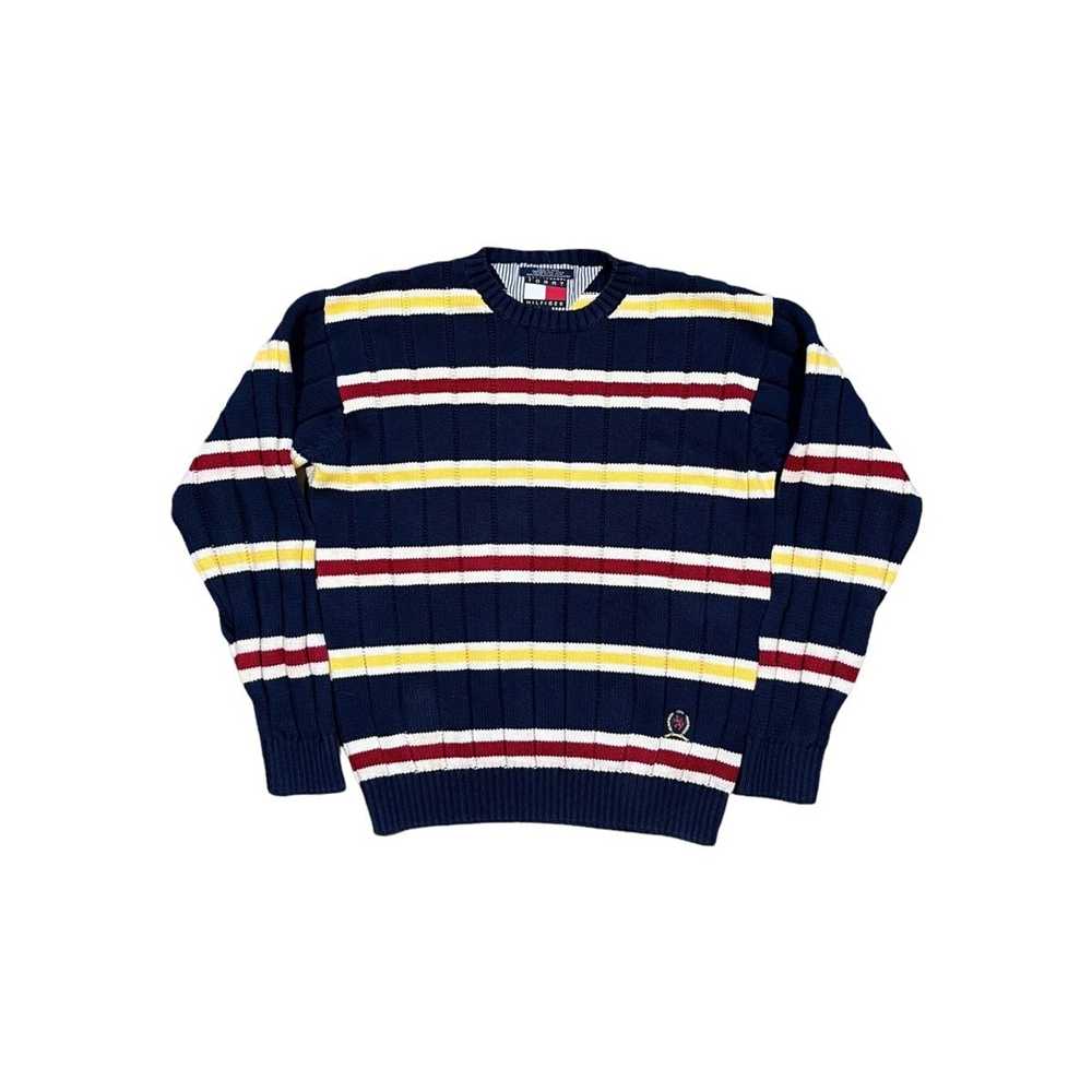 Tommy Hilfiger × Vintage 90s Tommy Hilfiger strip… - image 1