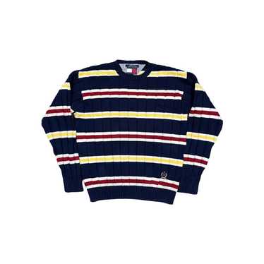 Tommy Hilfiger × Vintage 90s Tommy Hilfiger strip… - image 1