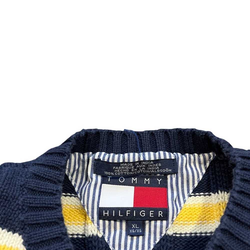 Tommy Hilfiger × Vintage 90s Tommy Hilfiger strip… - image 3