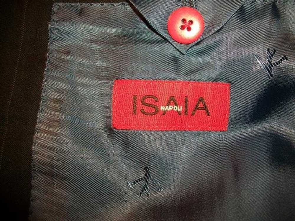 Designer × Isaia Napolii $1200 ISAIA 100% Wool Pi… - image 4