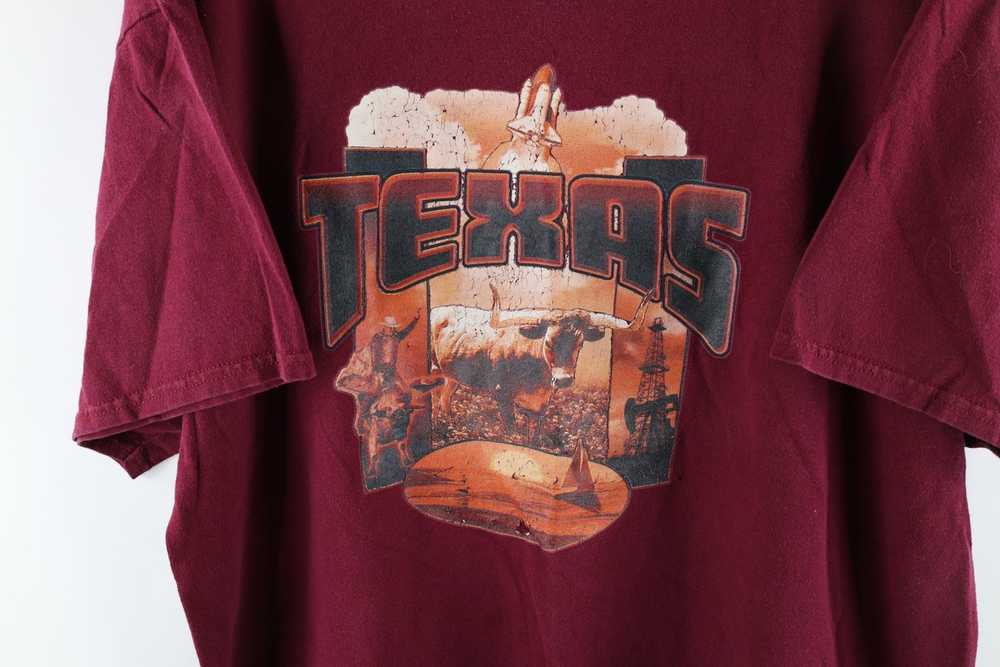 Vintage Vintage 90s Thrashed Texas Spell Short Sl… - image 4