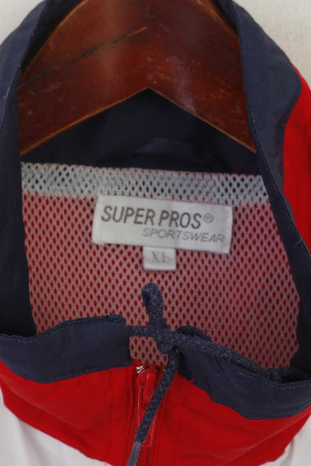 Other Super Pros Men XL Jacket Red Vintage Sport … - image 4