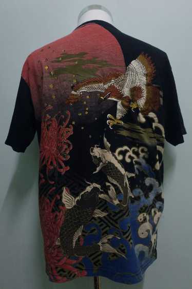 Japanese Brand × Sukajan T Shirts Vintage Japanese