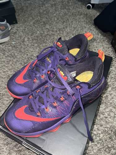 Nike Lebron 12 XII Low LSU Promo Sample 12 Geaux Tigers Lakers Purple jm-11