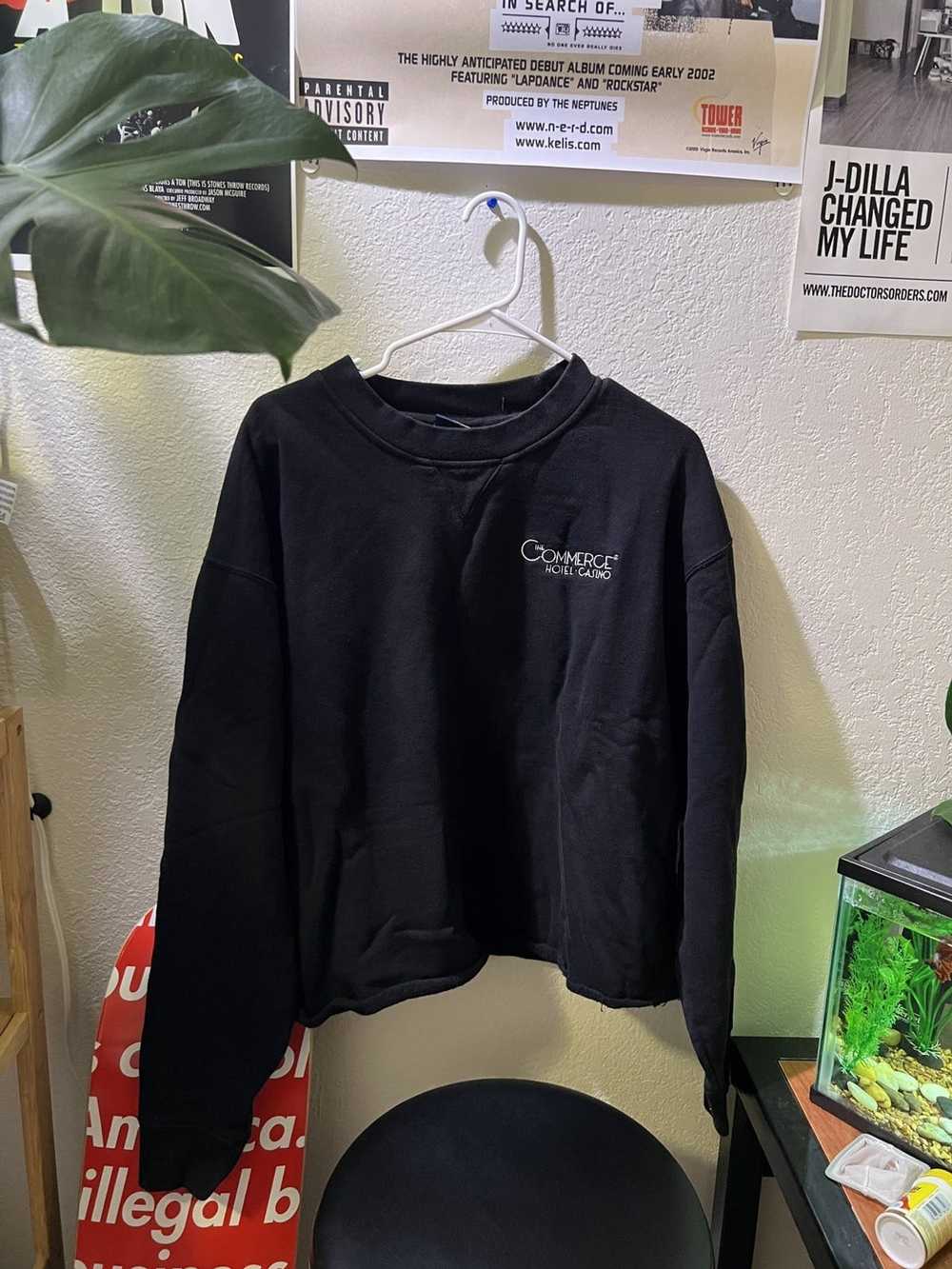 Russell Athletic × Vintage vintage black crewneck - image 1