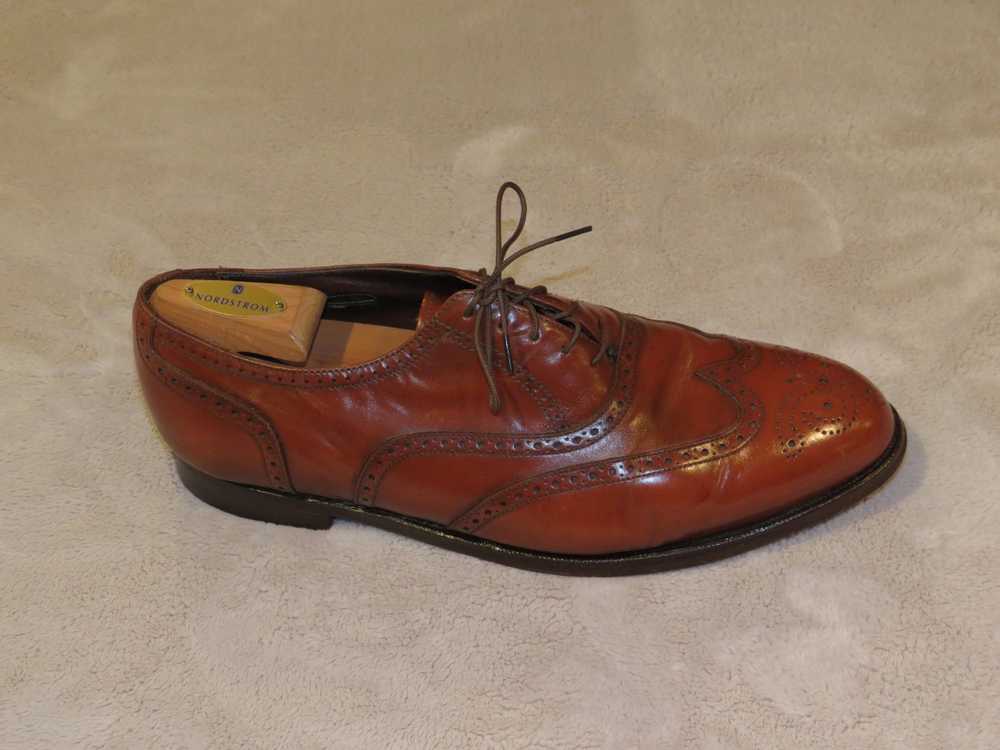 Florsheim Imperial Walnut Leather Vintage Balmora… - image 2