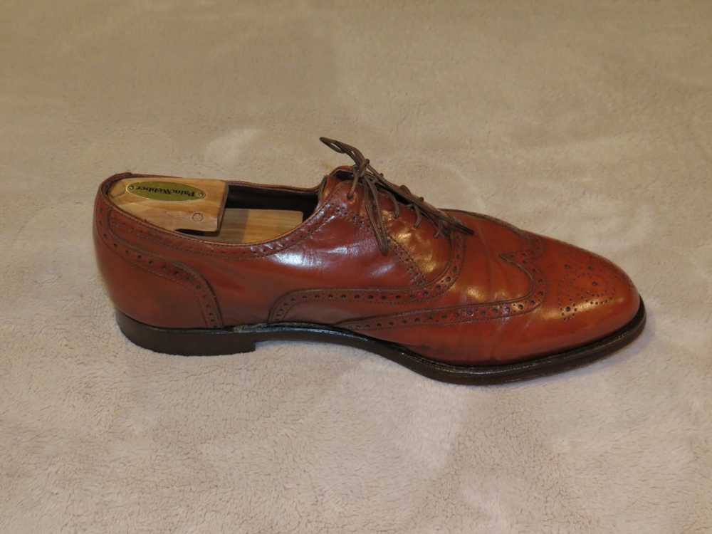 Florsheim Imperial Walnut Leather Vintage Balmora… - image 5