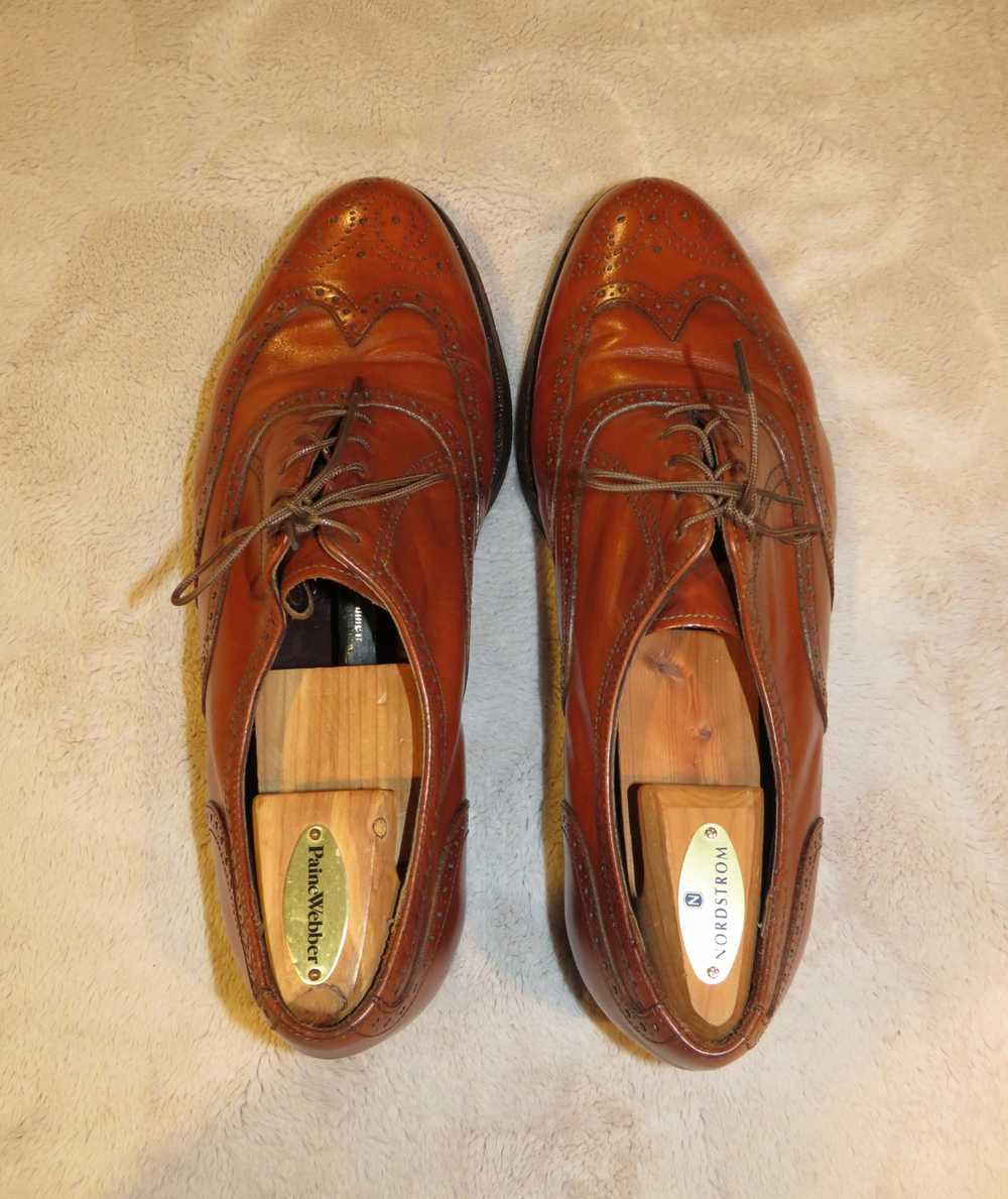 Florsheim Imperial Walnut Leather Vintage Balmora… - image 6