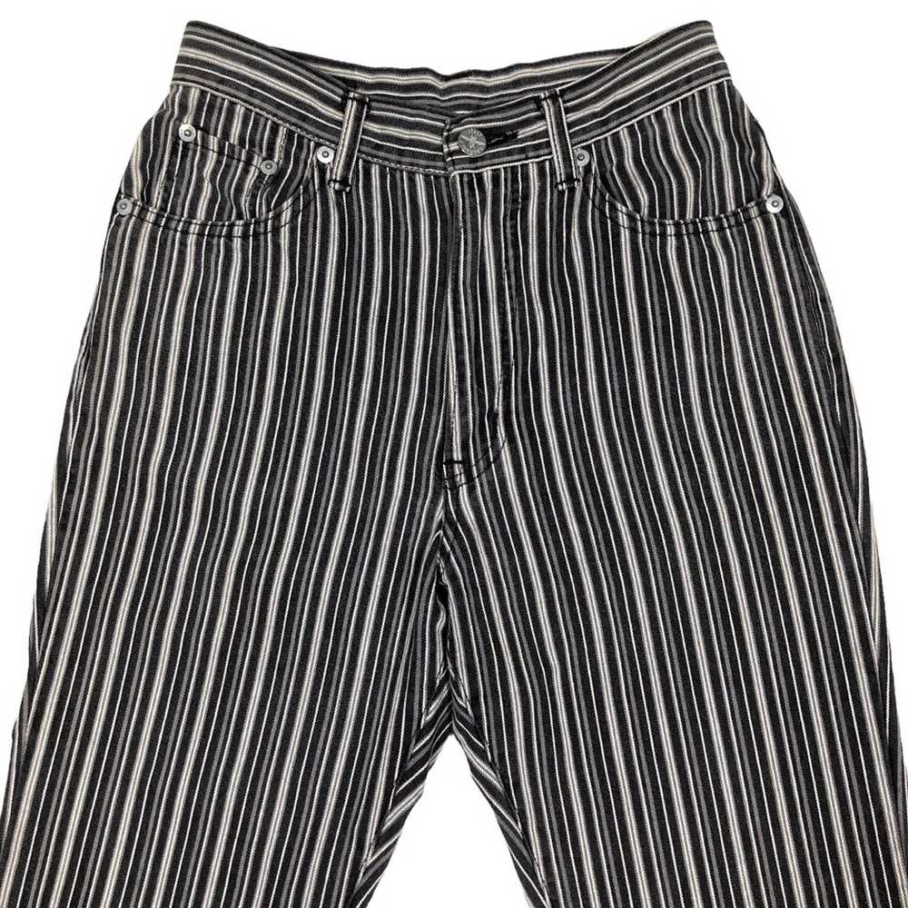 Fiorucci Fiorucci Italy Striped Safety Jeans - image 2