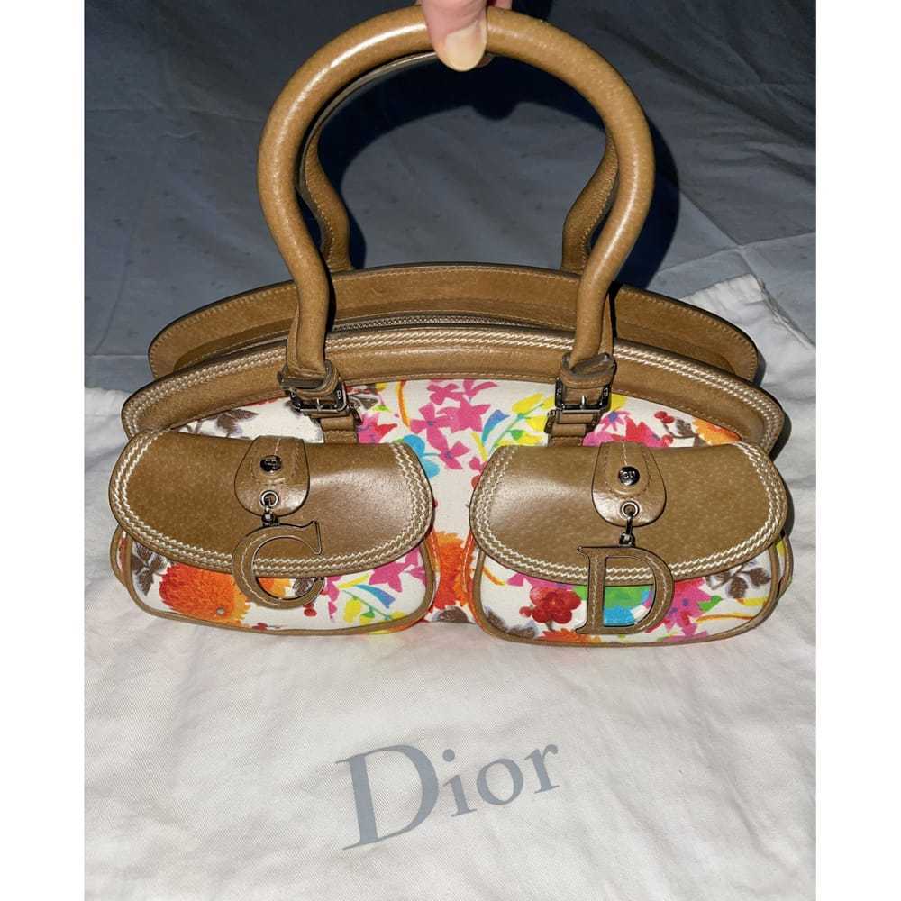 Dior Détective leather satchel - image 10