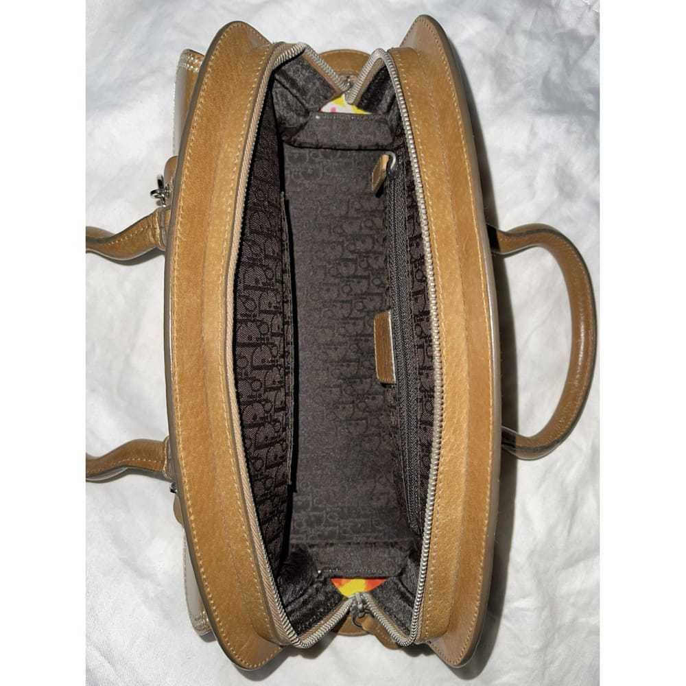 Dior Détective leather satchel - image 2