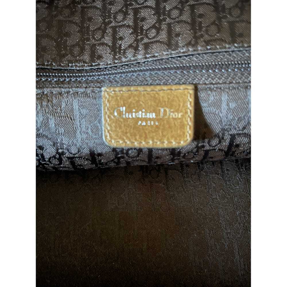 Dior Détective leather satchel - image 6