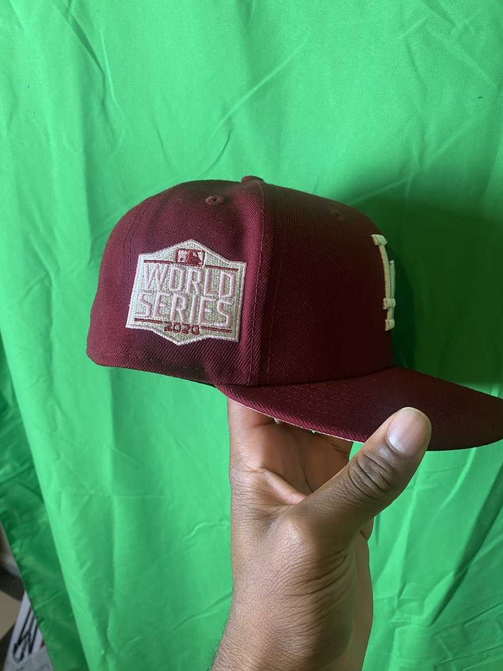Dodgers New Era 88 WS Chrome Birdseye 59FIFTY Fitted Hat Cap Burgundy – THE  4TH QUARTER