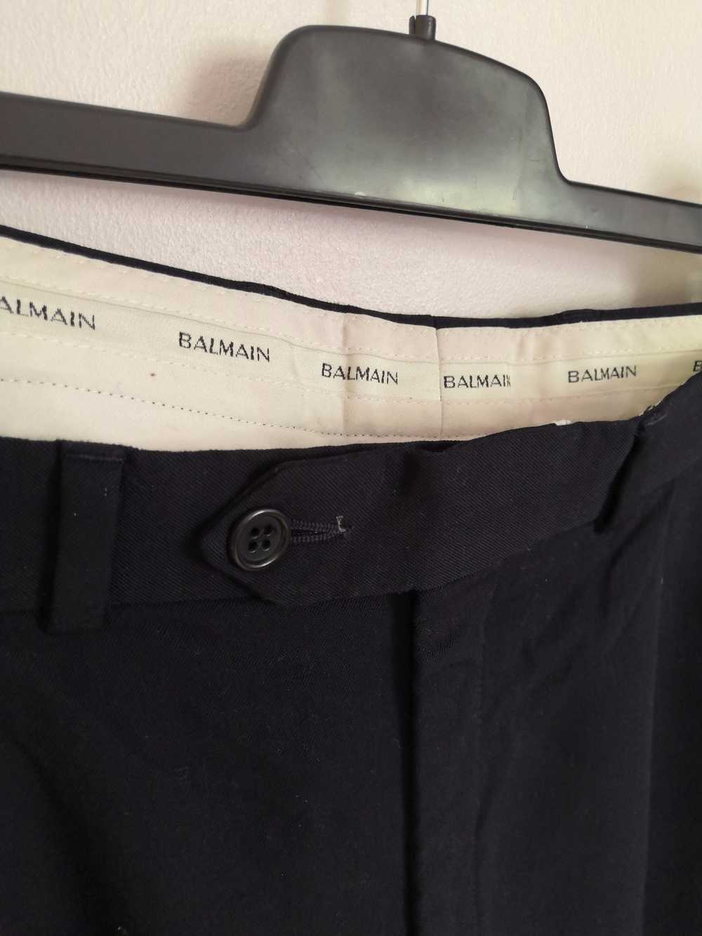 Balmain × Vintage Balmain Paris wool suit pants strei… - Gem