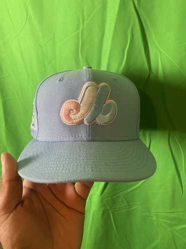 NEW ERA CAPS Miami Marlins Peach Mint 59FIFTY Fitted Hat 70725297 - Shiekh