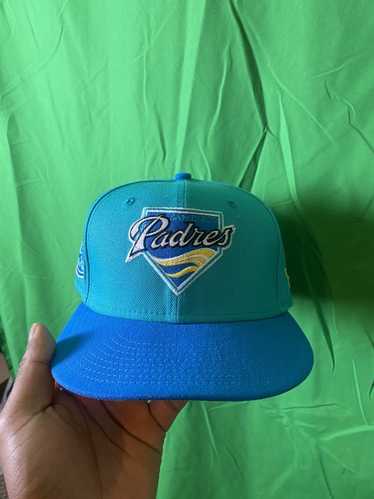 New Era Los Angeles Dodgers Captain Planet 2.0 40th Anniversary Patch Hat Club Exclusive 59FIFTY Fitted Hat Red/Teal