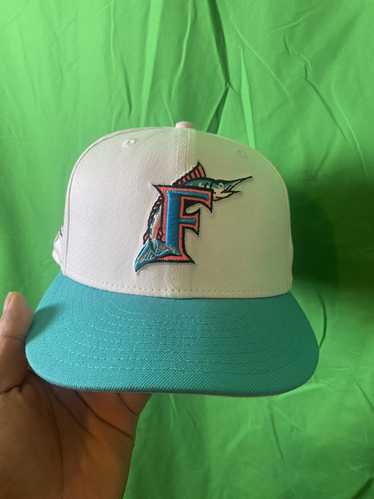 New Era Size 7 Florida Marlins Two-Tone 59fifty