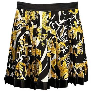 Versace Silk mini skirt