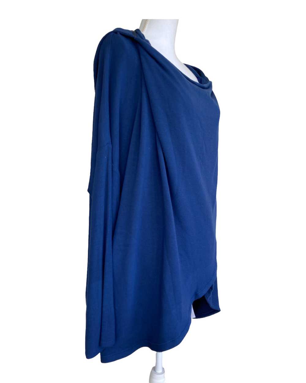 Athleta Blue Sweatshirt Cape, 2X - image 3