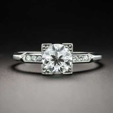 Art Deco 1.00 Carat Diamond Ring by Maurice Tishm… - image 1