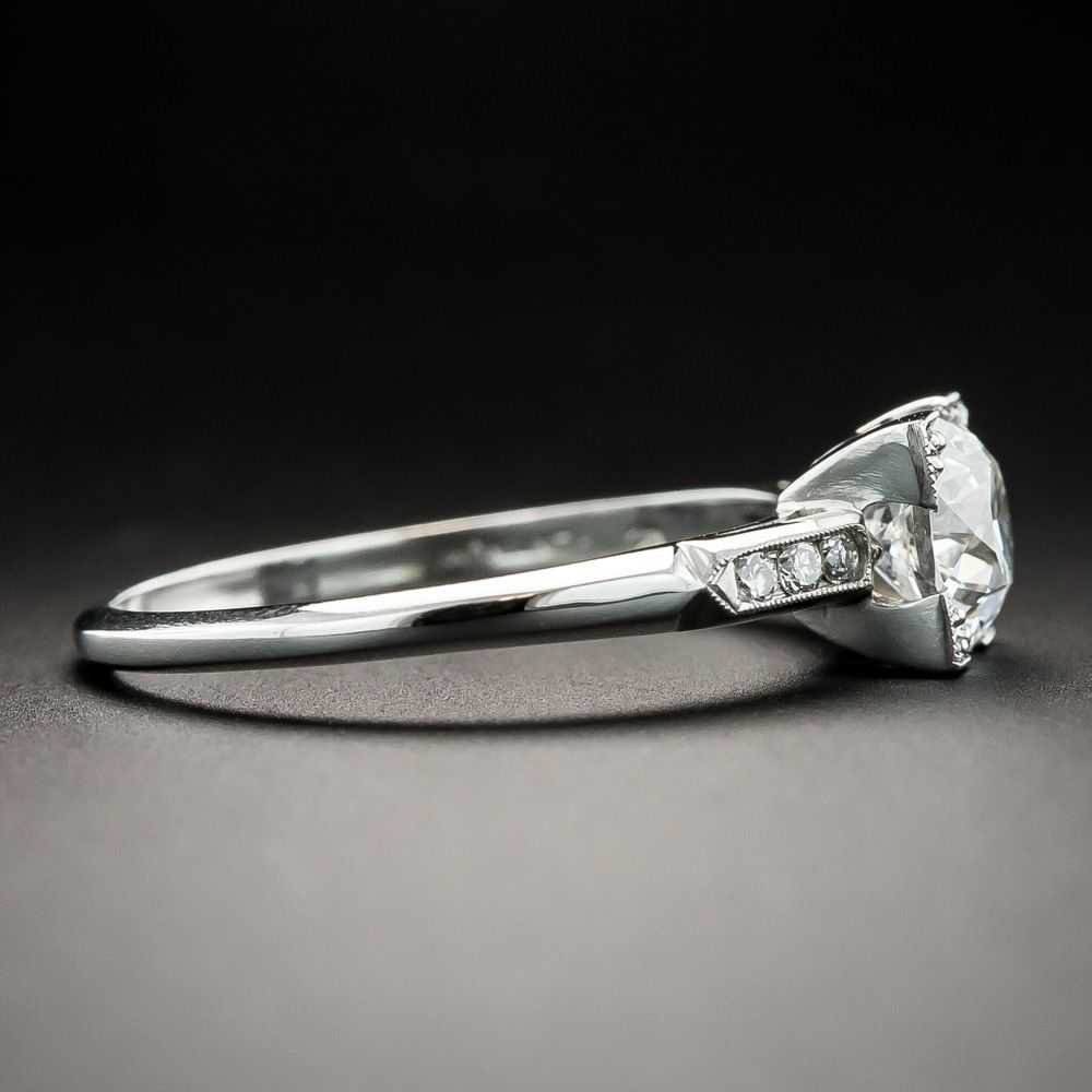 Art Deco 1.00 Carat Diamond Ring by Maurice Tishm… - image 2