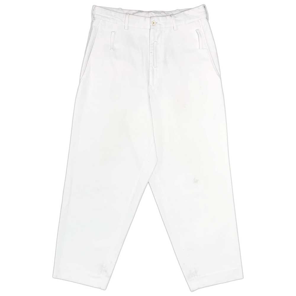 Yohji Yamamoto Double Waistband Cotton Pants - image 1