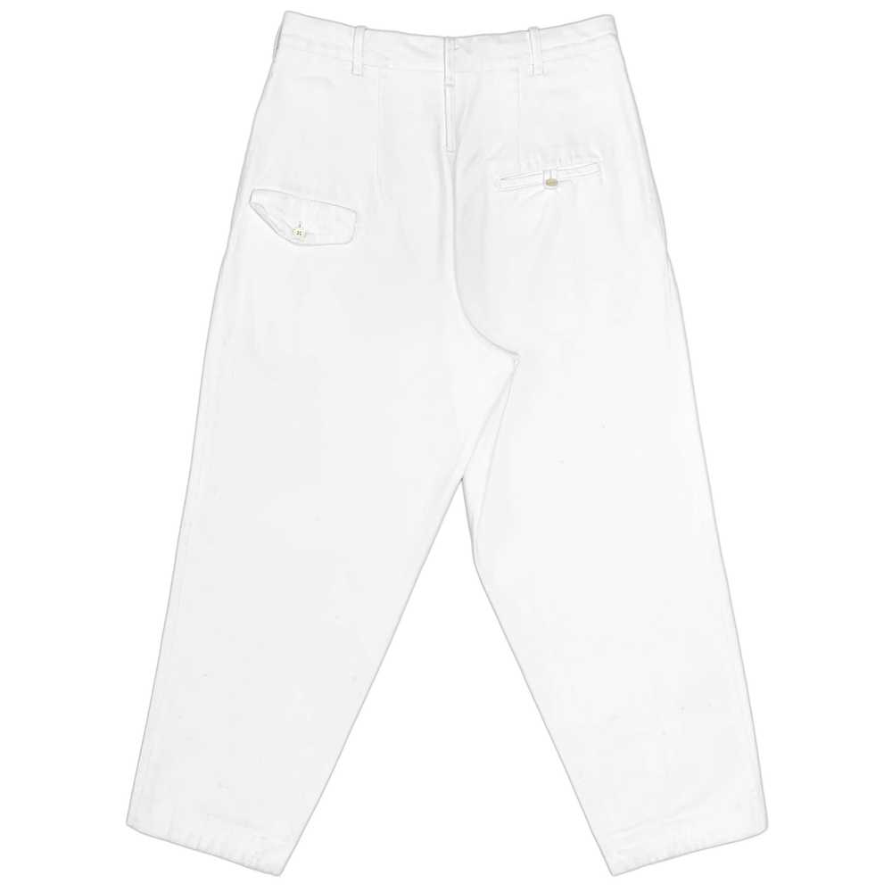 Yohji Yamamoto Double Waistband Cotton Pants - image 3