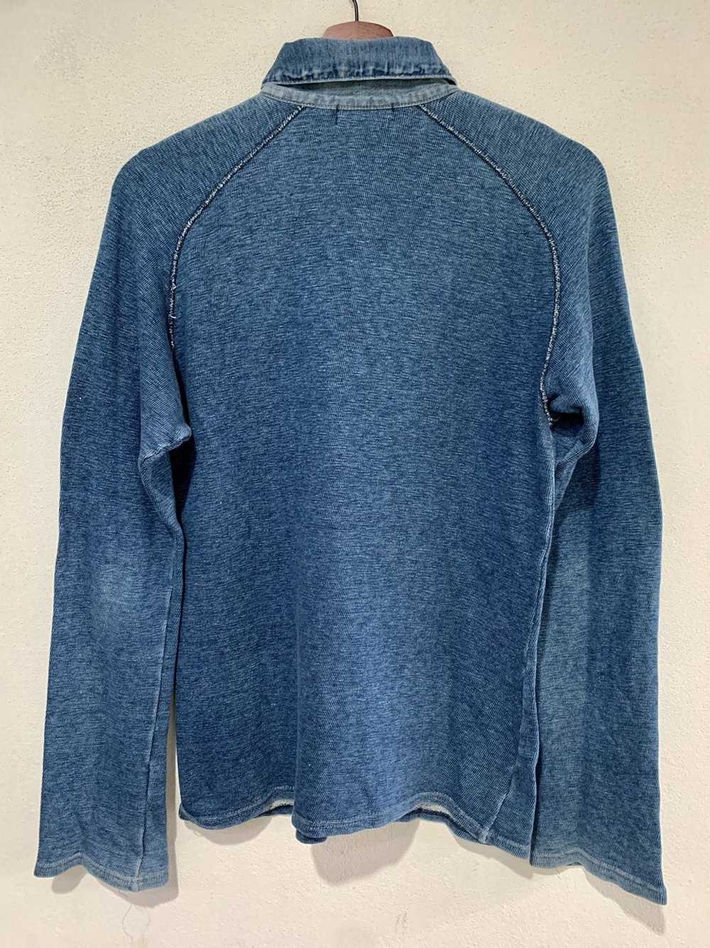 45rpm × Japanese Brand 45Rpm Blue Sweatshirt Butt… - image 6