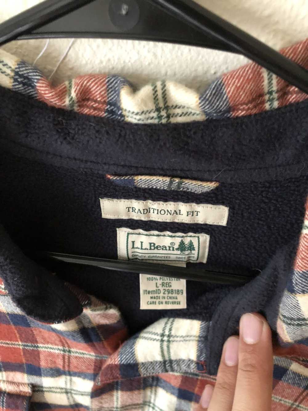 L.L. Bean L. L. Bean fleece lined flannel - image 2