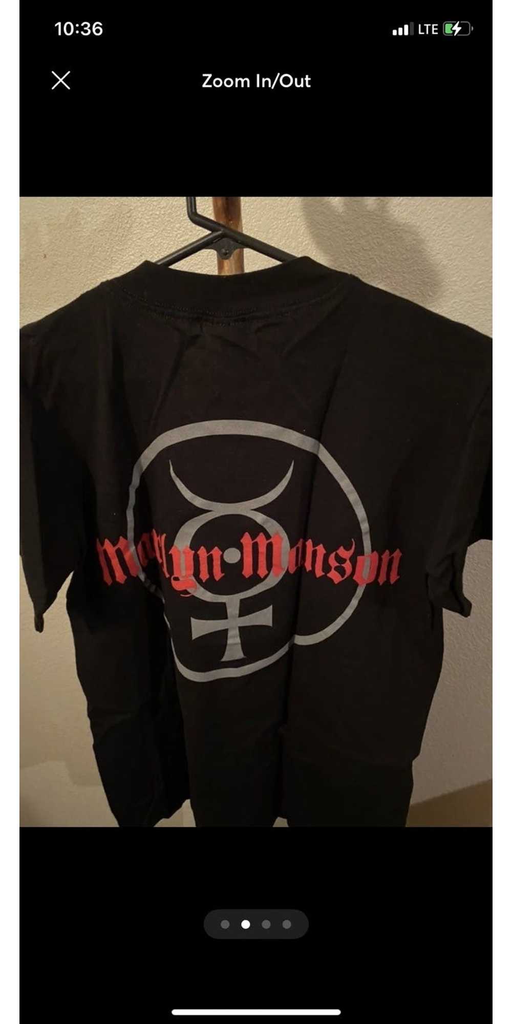 Giant Vintage Marilyn Manson Shirt - image 3