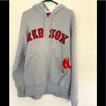 Vintage 1990s Boston Red Sox Majestic MLB Hoodie / Embroidered