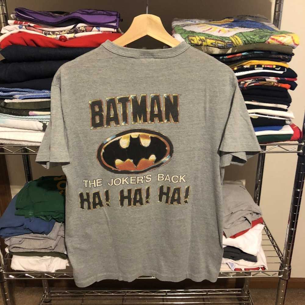 Hanes × Streetwear × Vintage Vintage 1989 Batman … - image 3