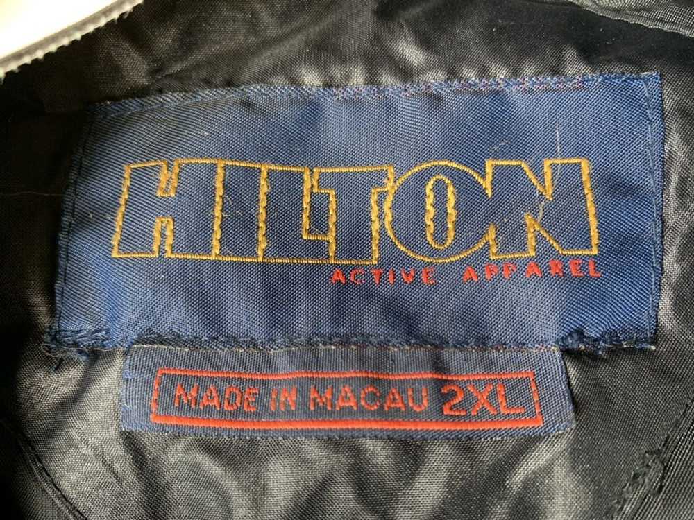 Vintage Vintage Hilton Action Apparel Satin Jacket - image 3