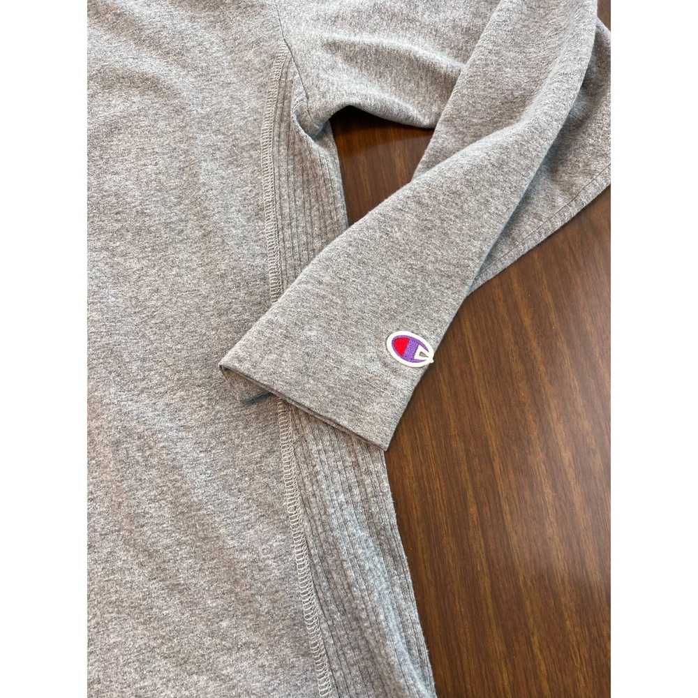 Champion Vintage Champion heather gray Henley lar… - image 3