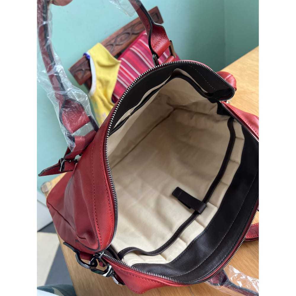 Longchamp Leather travel bag - image 4