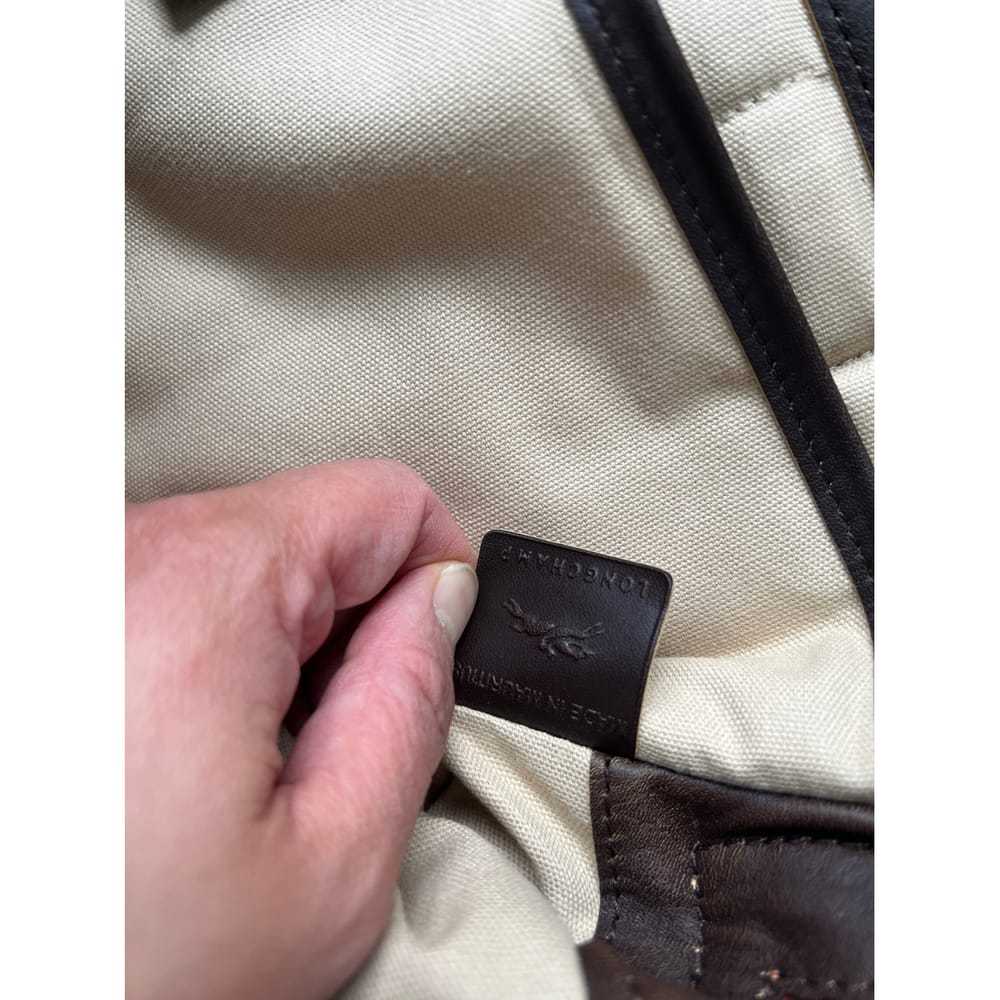 Longchamp Leather travel bag - image 5