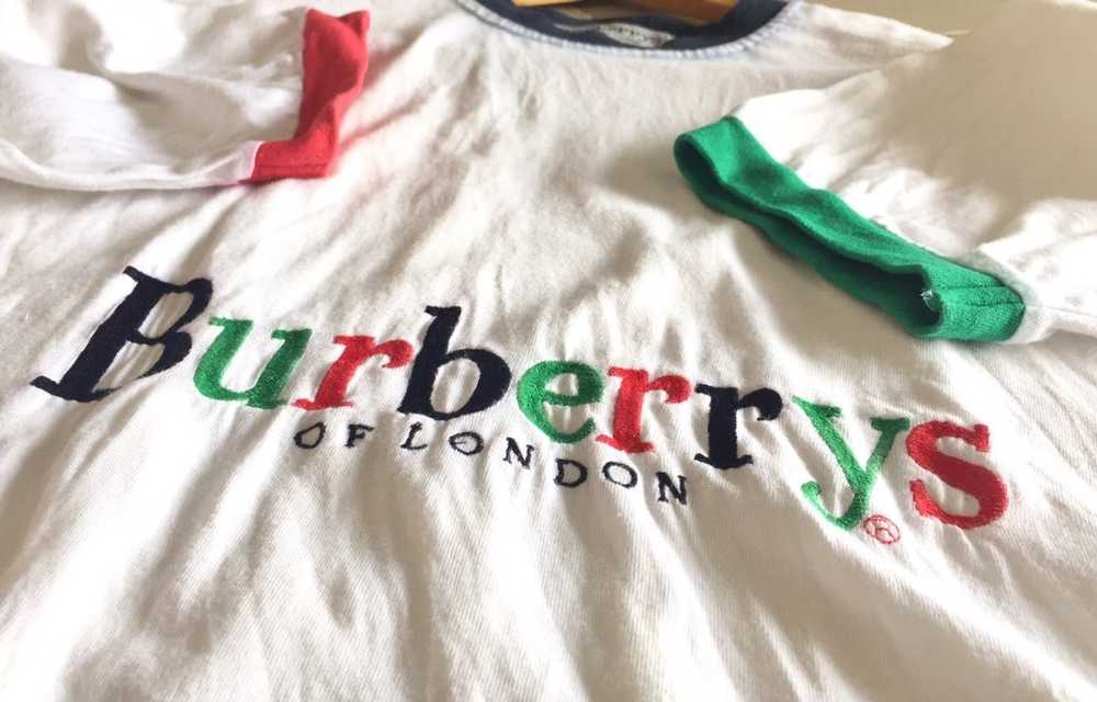 Burberry Classic 90’s ‘Burberrys’ of London Rainb… - image 1