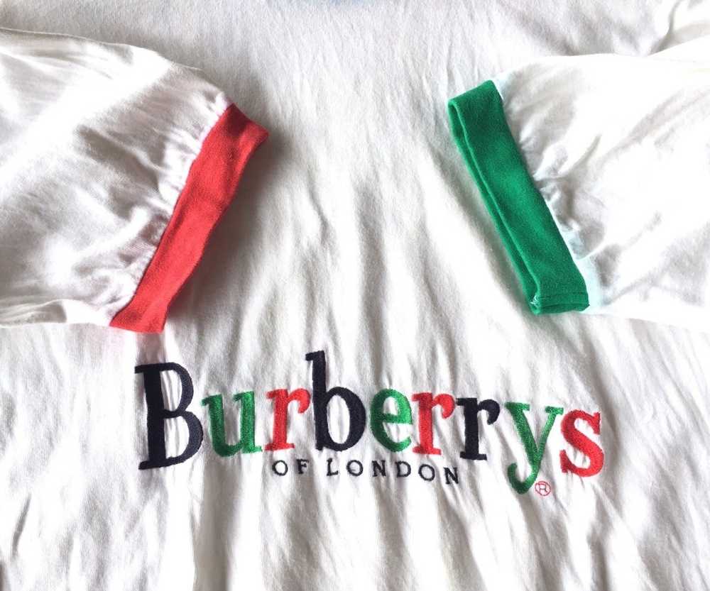 Burberry Classic 90’s ‘Burberrys’ of London Rainb… - image 3