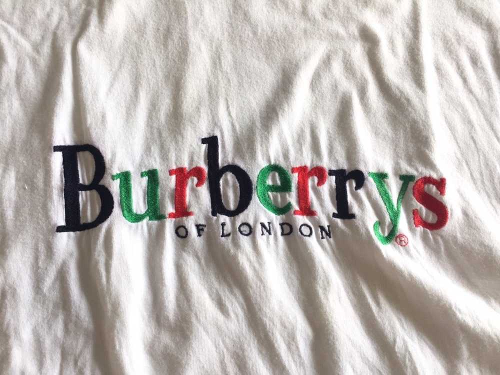 Burberry Classic 90’s ‘Burberrys’ of London Rainb… - image 9