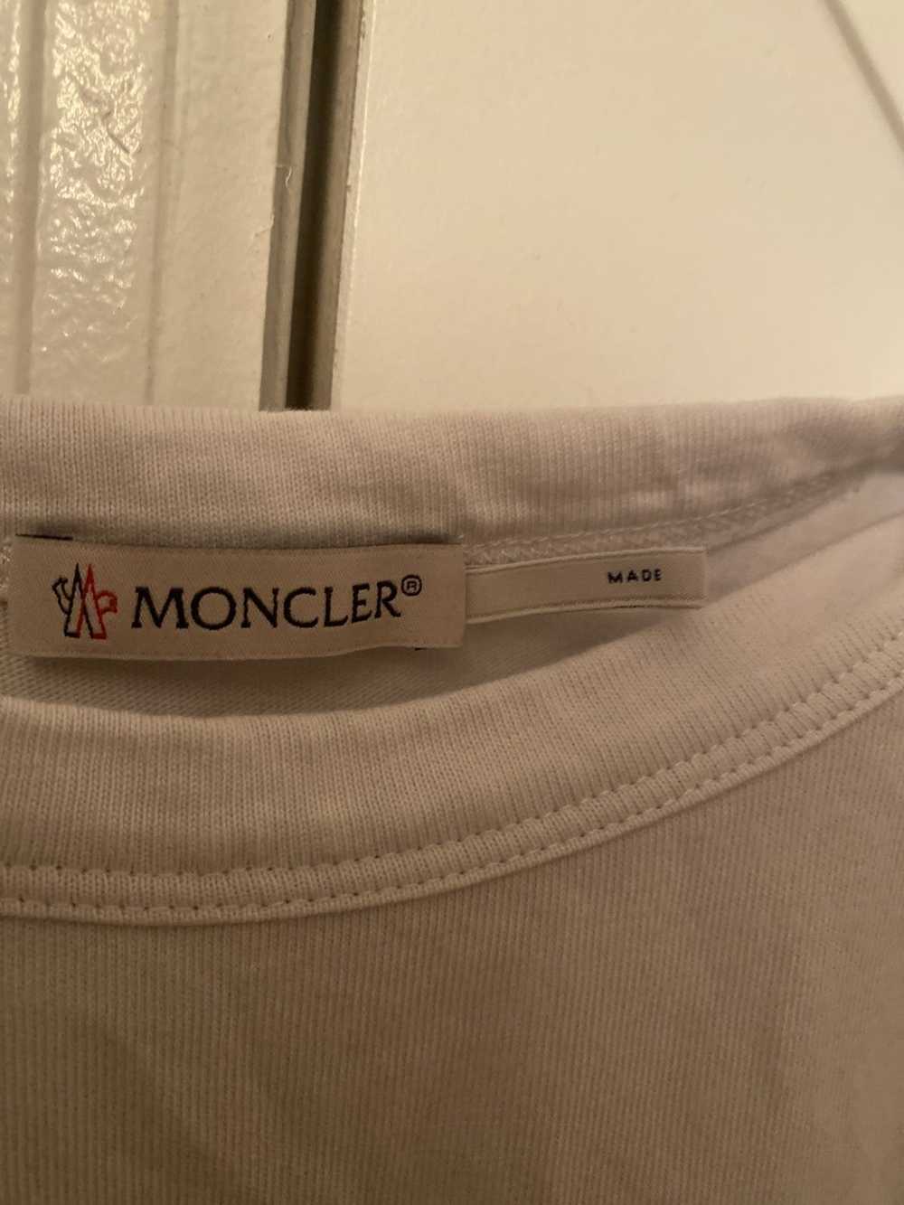 Moncler Moncler Maglia Logo T-Shirt White - image 3