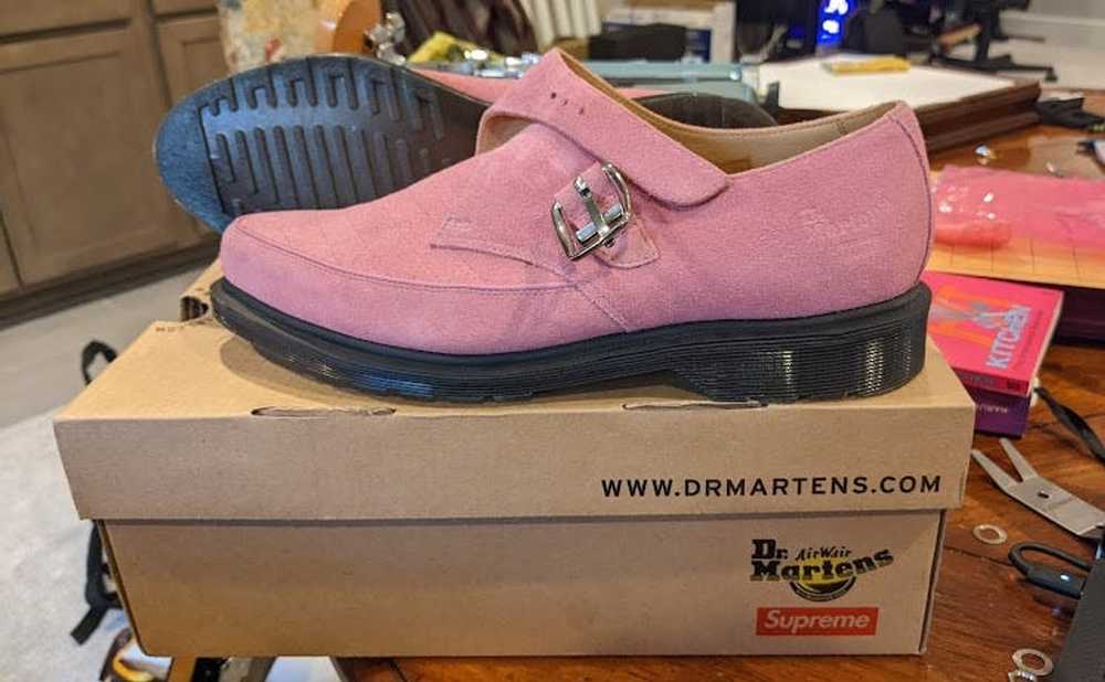 Dr. Martens × Supreme Pink Seude Supreme x Doc Ma… - image 1