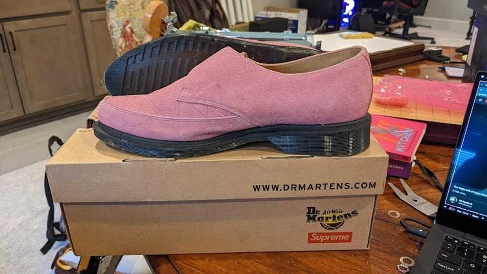 Dr. Martens × Supreme Pink Seude Supreme x Doc Ma… - image 2