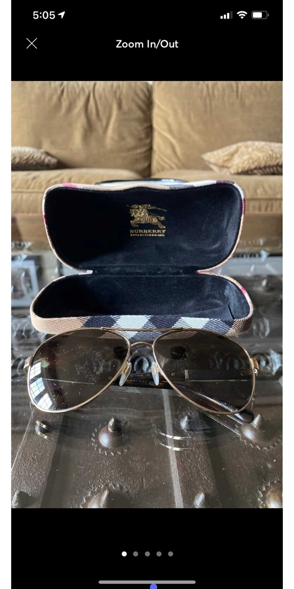 Burberry Unisex Burberry Sunglasses - image 1