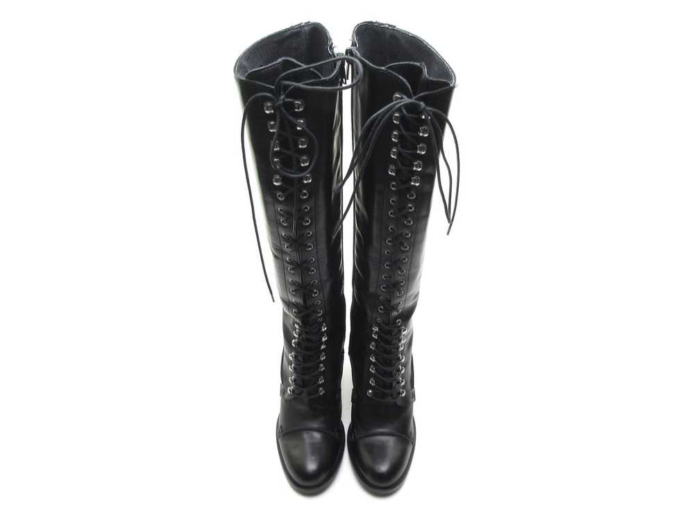 Made in Italy Designer boots lace up leather boot… - image 3