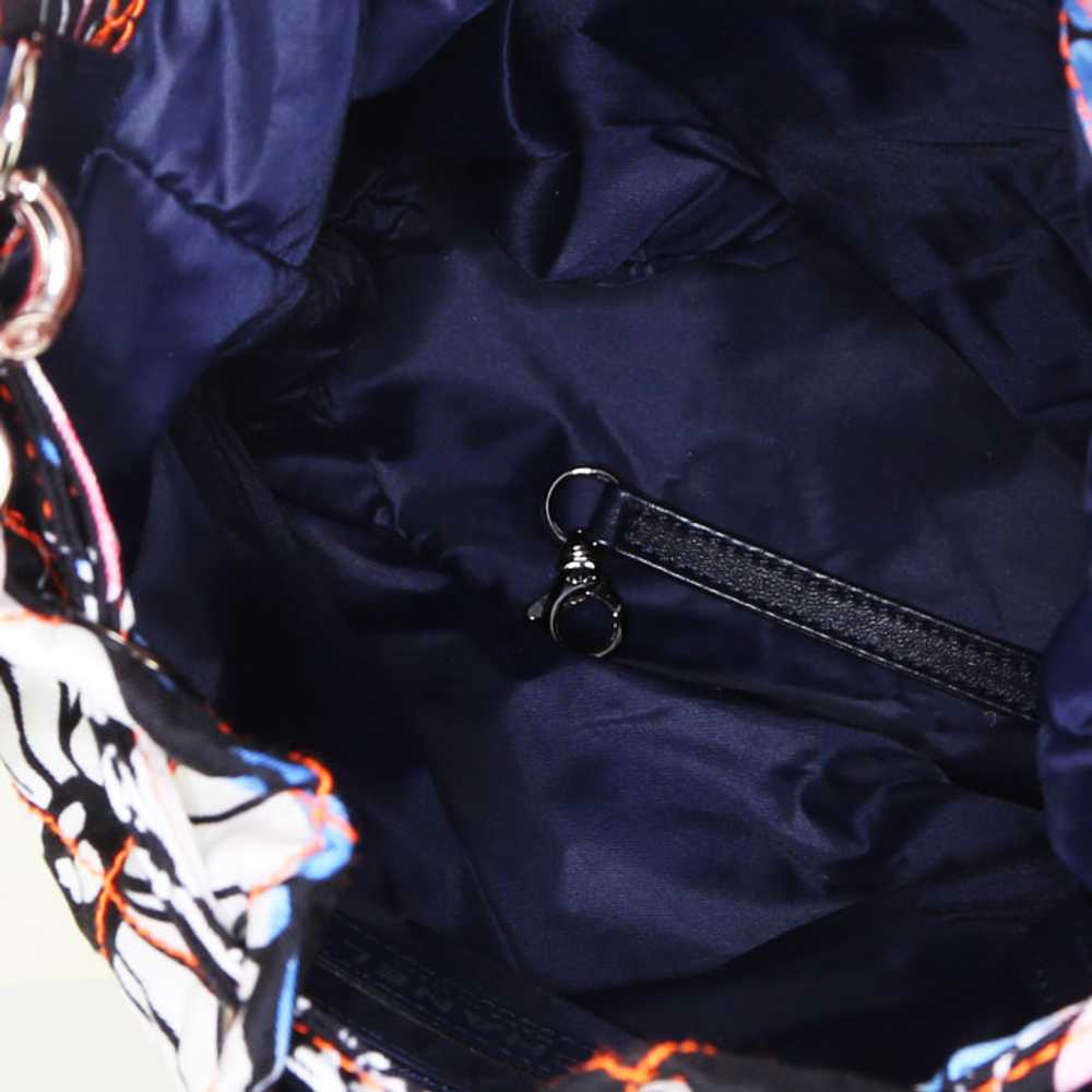 Chanel shoulder bag in black, pink and blue quilt… - image 3