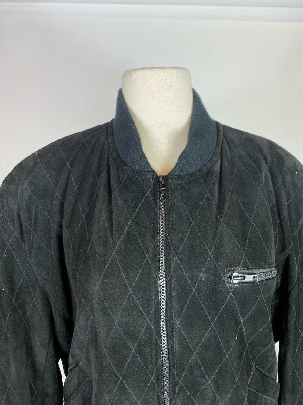 1980s - 1990s Cedars Suede Leather Quilted Jacket - image 5