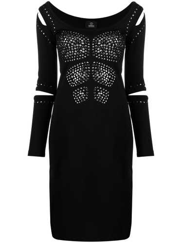 Versace Pre-Owned 2010 studded cut-out fitted dre… - image 1