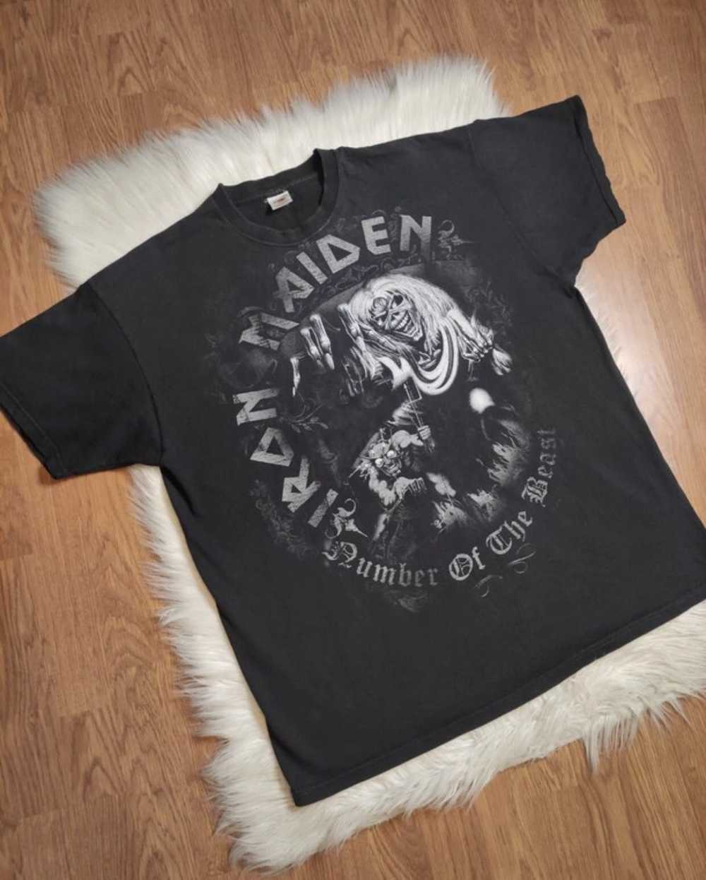 Band Tees × Iron Maiden × Rock T Shirt Vintage Ir… - image 1