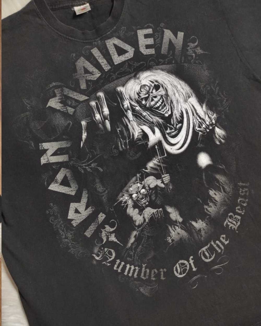 Band Tees × Iron Maiden × Rock T Shirt Vintage Ir… - image 2